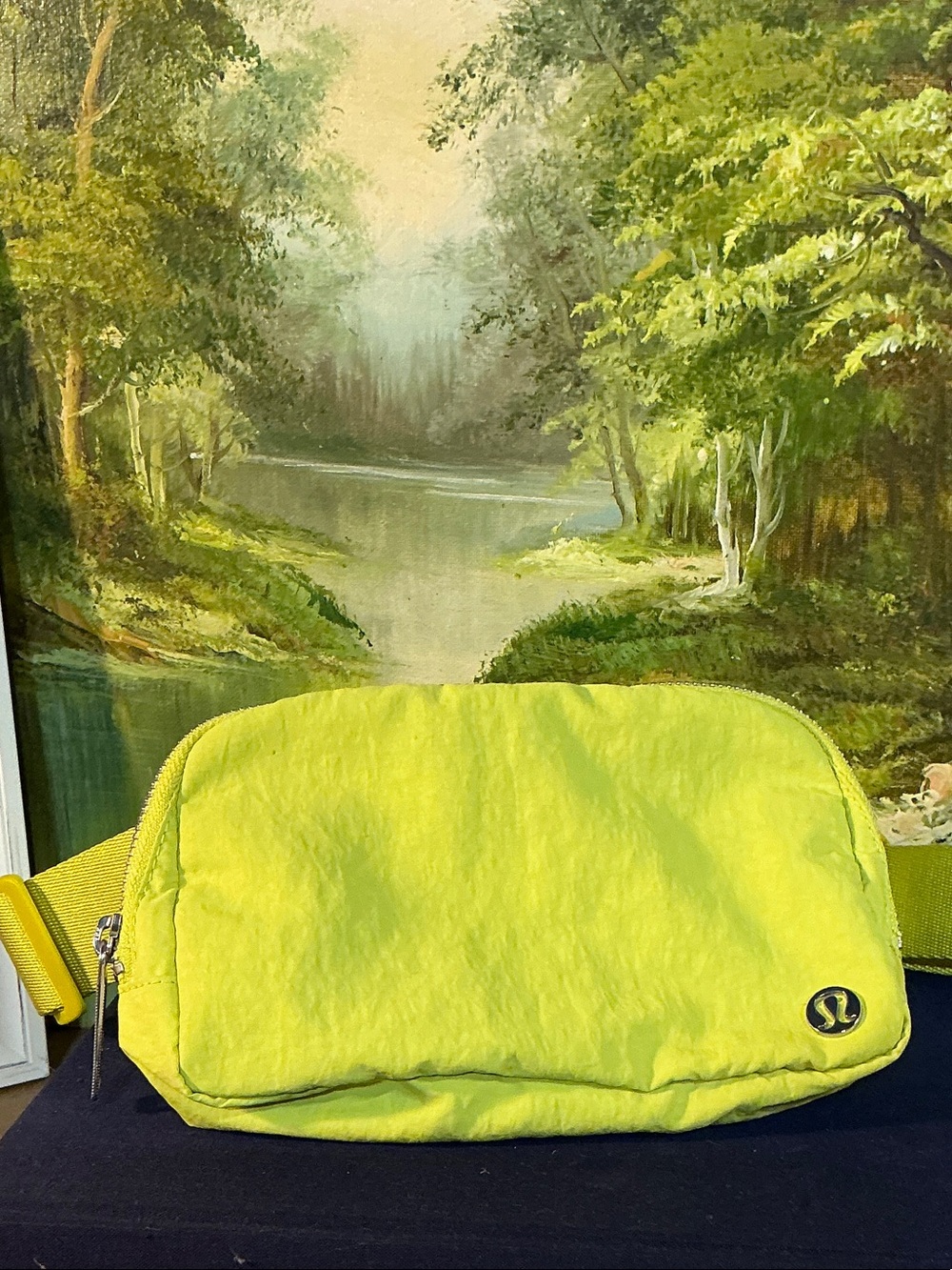 lululemon athletica Neon Yellow Crossbody Belt Bag